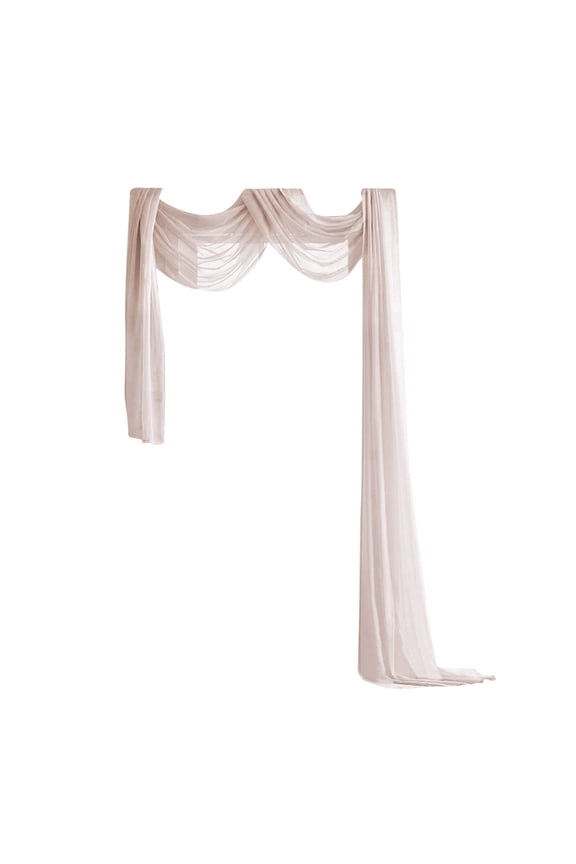 Window Scarf Curtains,Window Scarf Extra Long,Window Scarf,Extra Long Sheer For Windows,Curtains For Living Room,Kitchen, And Bedroom Decor, Weddings, Events,50" X 216" -1 Pc