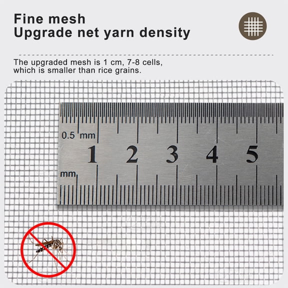 Window Screen Adjustable Window Net, Stainless Steel Fine Mesh Screen Protector 39 x 47 Inches, Window Frames with Mesh for Home, Patio