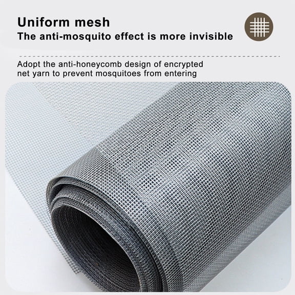 Window Screen Adjustable Window Net, Stainless Steel Fine Mesh Screen Protector 39 x 47 Inches, Window Frames with Mesh for Home, Patio
