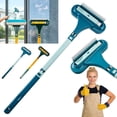 thumbnail image 1 of Window Screen Cleaner, 2 in 1 Window Screen Cleaning Brush with Squeegee, Mesh Screen Cleaner Tool for Patio, Door, Porch Screens, Wet Dry Dual-Use (1PC-A), 1 of 8