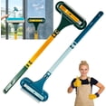 thumbnail image 1 of Window Screen Cleaner, 2 in 1 Window Screen Cleaning Brush with Squeegee, Mesh Screen Cleaner Tool for Patio, Door, Porch Screens, Wet Dry Dual-Use (2PC-Mix), 1 of 8