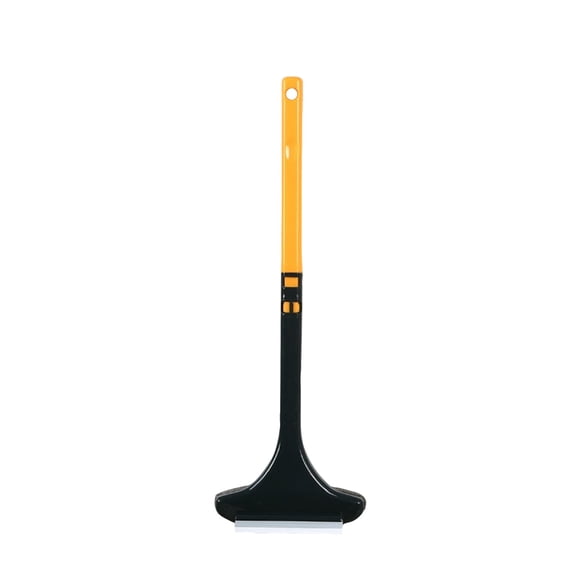 Window Screen Cleaner Brush, 2-in-1 Screen Cleaning Tool with Squeegee for Home Mesh Dust Removal, Versatile Glass and Window Scraper for Deep Cleaning, Yellow
