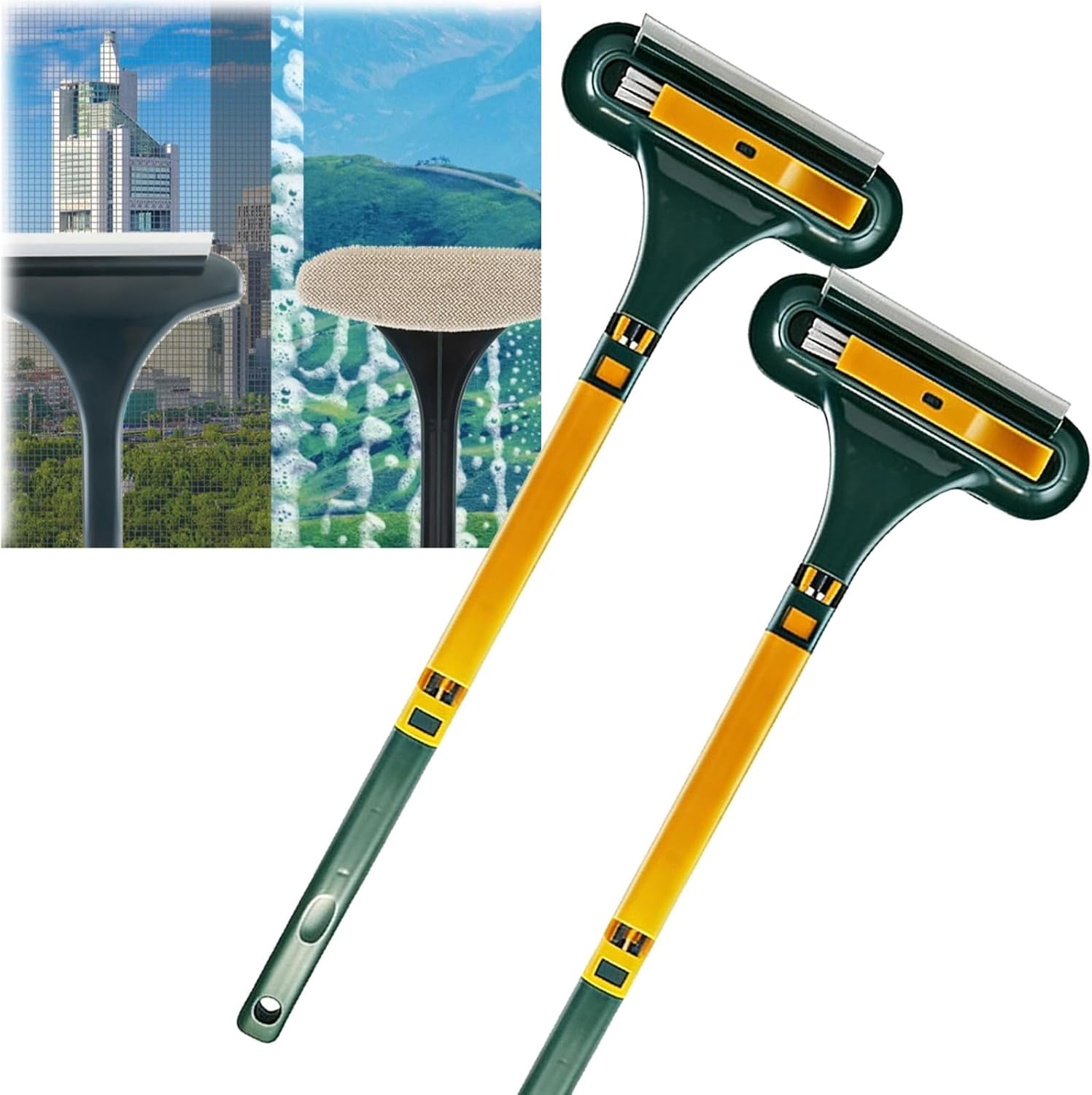 Window Screen Cleaning Brush, 2 in 1 Window Screen Cleaner Tool with ...