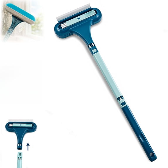 Window Screen Cleaning Brush, 2 in 1 Screen Cleaner Tool with Squeegee ...