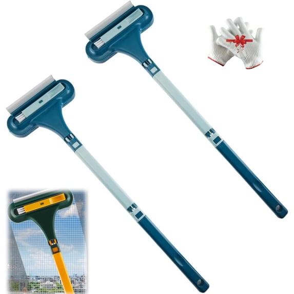 Window Screen Cleaning Brush,3 in 1 Window Screen Cleaner Tool with ...