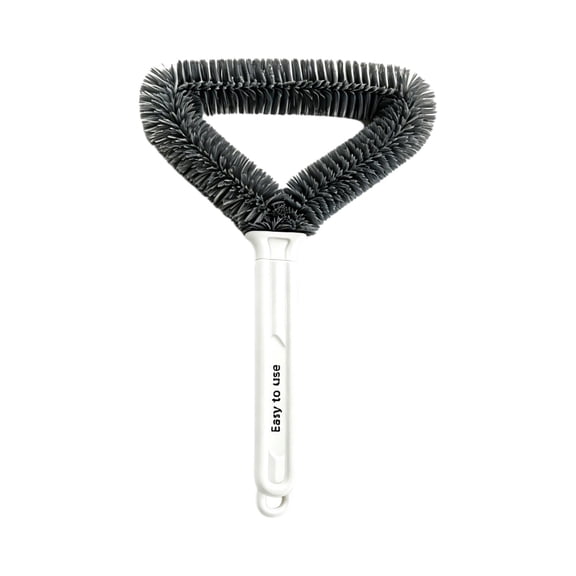 Window Screen Cleaning Brush,Dust Remover Cleaning Tool,Mesh Screen Cleaner with Handle,Window Screens Scrubbing Brush,Reusable Window Cleaning Brush for Patio Door Home Car Ceiling,Black 1PCS