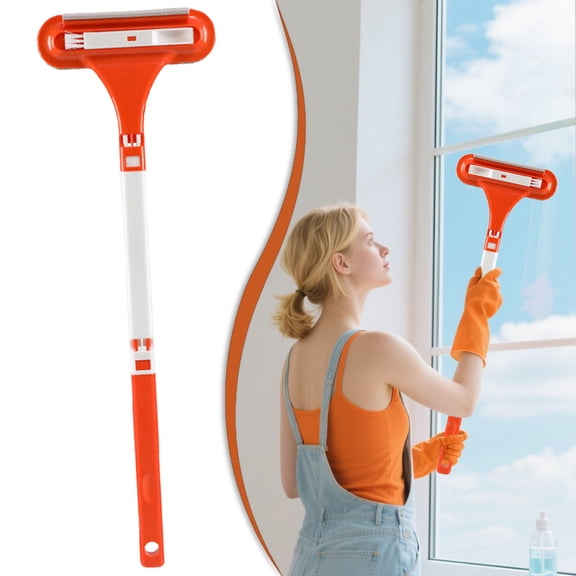 Window Screen Cleaning Brush, No Disassembly Needed Multifunctional Dust Remover, Washable Tool for Window Screen Curtain Dirt, 1 Piece