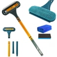 thumbnail image 1 of Window Screen Cleaning Brush, Window Screen Cleaner Tool with Squeegee & Crevice Brush, Multi-Purpose Cleaning Brush for Patio, Door, Porch Screens, Double Sided Wet & Dry Dual Use, 1 of 8