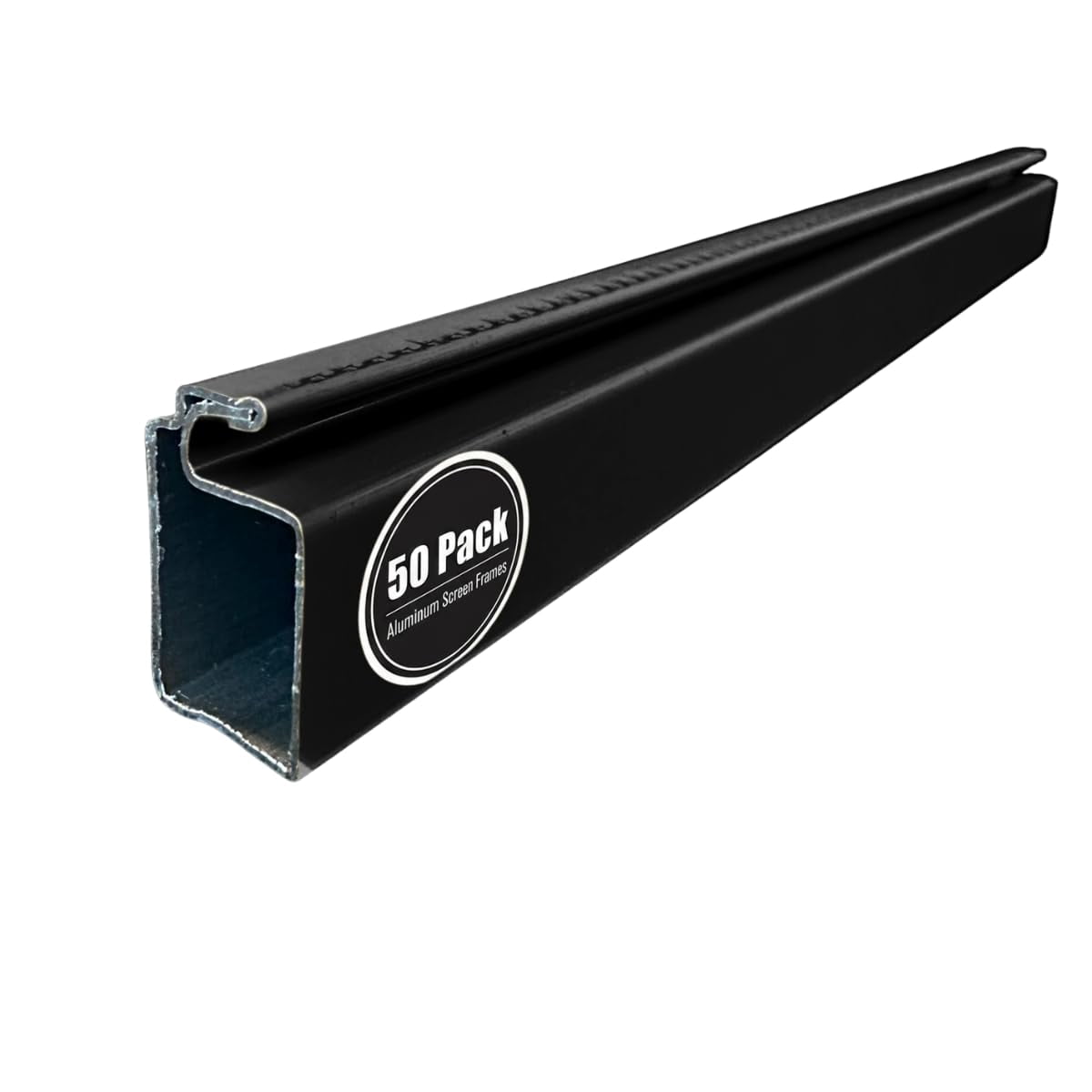 Window Screen Frame Economy Kit - Black, 5/16” x 3/4", 50 Sticks 95 ...