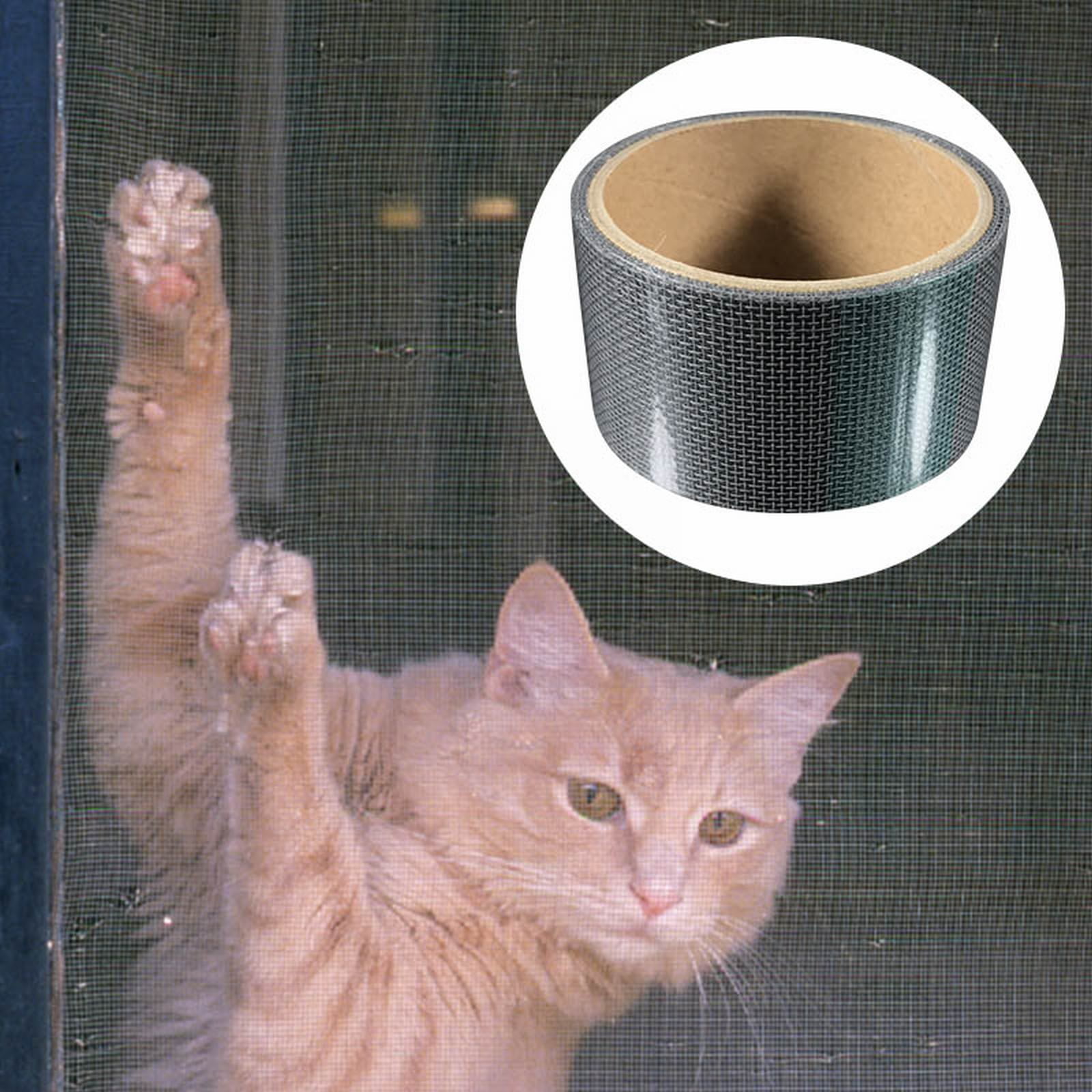 Window Screen Kit Tape 2x80'' Strong Fiberglass Covering Mesh Tape For