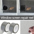 Window Screen Kit Tape Strong Fiberglass Covering Mesh Tape For