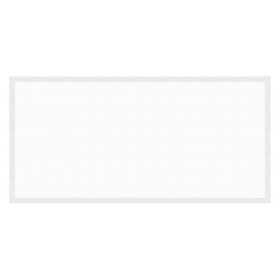 Uxcell Window Screen Mesh, 28" x 55" DIY Fiberglass Netting Mesh White Frame with Hook and Loop Adhesive Edging