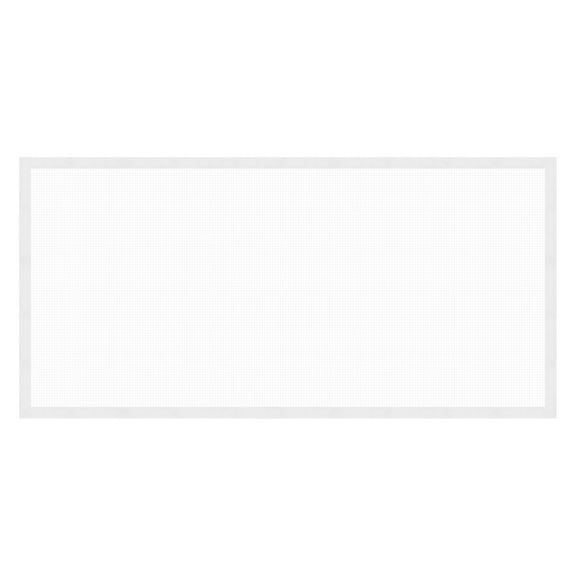 Uxcell Window Screen Mesh, 28" x 55" DIY Fiberglass Netting Mesh White Frame with Hook and Loop Adhesive Edging