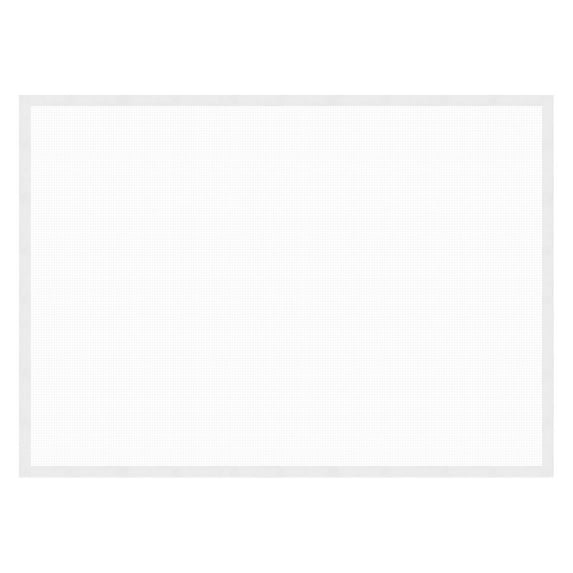 Uxcell Window Screen Mesh, 39" x 55" DIY Fiberglass Netting Mesh White Frame with Hook and Loop Adhesive Edging