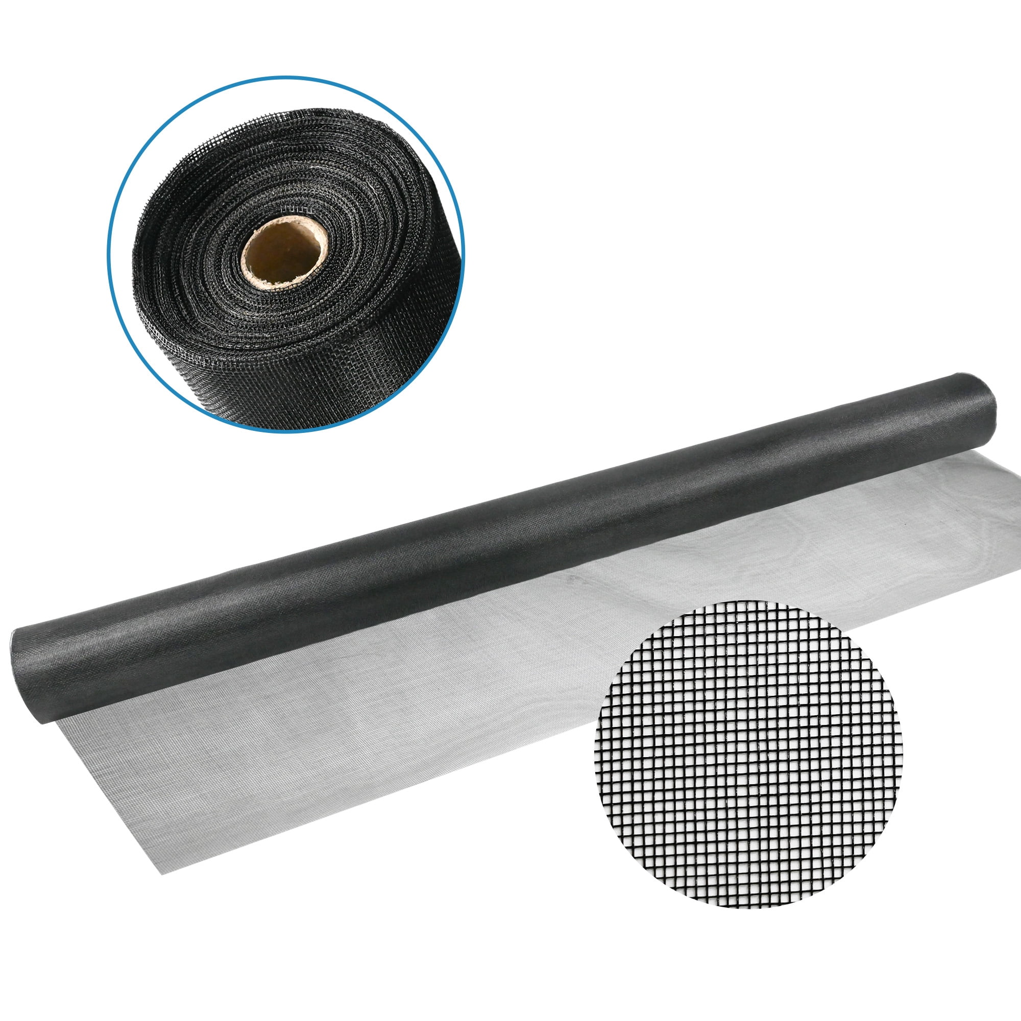 DIY Magnetic Window Screen, Adjustable Window net Max 57 x 35 ,White