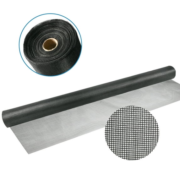 Window Screen Mesh,57 inch x 100 feet Fiberglass Window Screens Roll, Insect Screen Door Mesh,Easy to Cut Fiberglass Replacement Mesh for Windows,Pool,Porch and Patio Screen