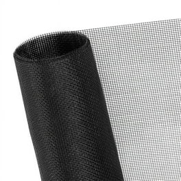 Magnetic Window Screen - 170x185cm DIY Fiberglass Mesh Screen For Doors And Windows, Black