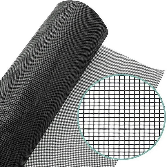 Window Screen Mesh, Fiberglass Window Screens Roll, Insect Screen Door Mesh, Easy to Cut Fiberglass Replacement Mesh for Windows, Pool, Porch