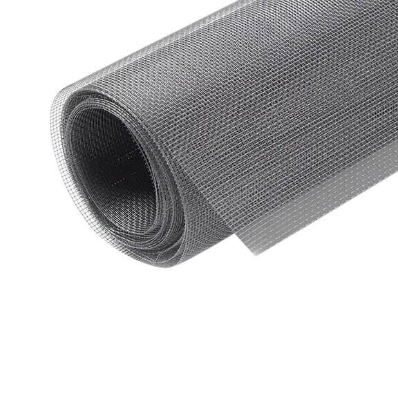 Window Screen Mesh Roll 1M x 2M, Fiberglass Insect Screening Roll for Windows and Doors, DIY Door Screen Mesh Replacement, Bug Screen Net for Patio Porch (Black)