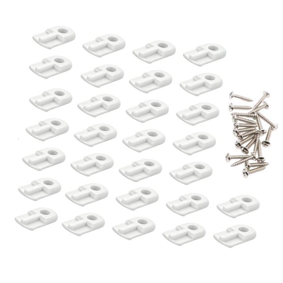 Window Screen Mounting Brackets with Included Screw Hardware