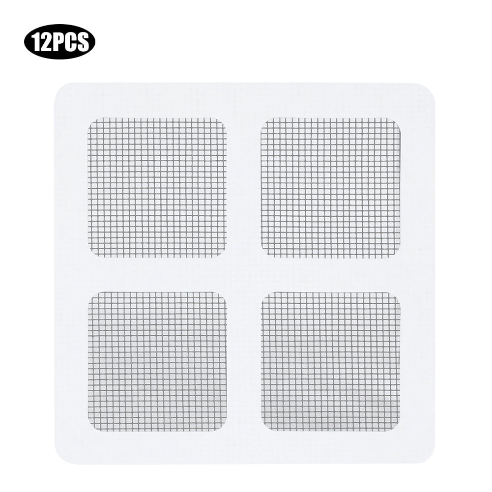 Window Screen Sticker Window Screen Patch, Strong Adhesive 12Pcs Window Repair Sticker, Pool ...