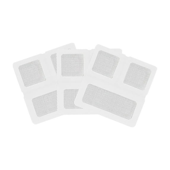 Window Screen Repair Kit, 3 Sheets 3 Size Self-Adhesive Screen Door Replacement Patches, Durable Window Screen Mesh for Patio Porch Door Windows