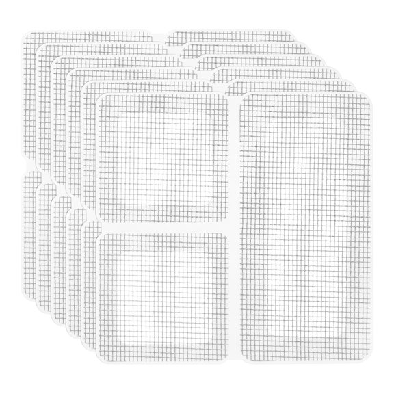 Window Screen Repair Kit, 6Pack Gray Screen Repair Kit, Fiberglass Screen Tape Mesh Repair Repair, 4"x 2"(10cm x 5cm)