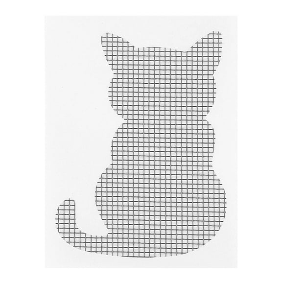 Window Screen Repair Kit, Self-adhesive Screen Repair Patch, Quick Repair Screen Hole Repair Tool with Strong Adhesive,Cute Shape Fixer for Wire Mesh Window & Door, Net Fabric, Easy to Use,2.3x3.1 in
