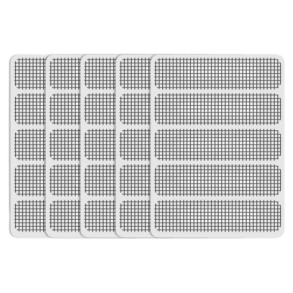 Window Screen Repair Patch,5 Patches,2.36x3.42", Strong Adhesive Fiberglass Mesh Pacth Tape, 3-Layer Strong Adhesive Window Screen Mesh Tape, Repair Kit for Window and Door Screen Tears Holes,25 Pads
