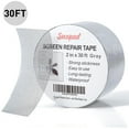 thumbnail image 1 of Window Screen Repair Tape, 2 in X 30 FT (360In) Extended Size Fiberglass Screen Patch Repair Kit for Window Door Screen, Strong Adhesive Screen Tape Mesh Tears Holes Repair, Gray, 1 of 6