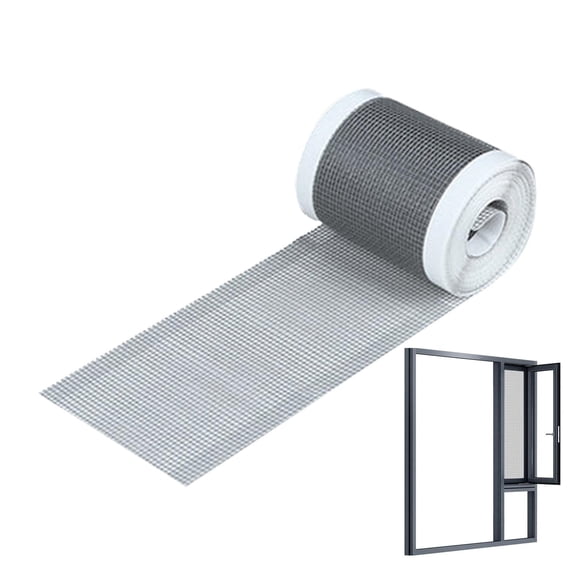 Window Screen Repair Tape, Fiberglass Mesh Tape for Wall Filling, Self Adhesive Window Screen Mesh Patches, Cuttable Fibreglass Repair Scrim Tapes, for Kitchen & Bedroom