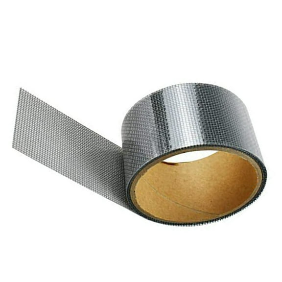 Window Screen Repair Tape,Fiberglass Screen Patch Repair Kit, Self Adhesive Screen Tape Mesh Tears Holes Repair, Black,6.56FT