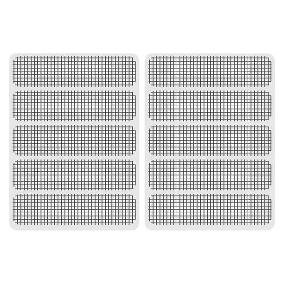 Window Screen Repair Tape,Fly Net Repair Kit,Strong Adhesive Fiberglass Mesh Patch Tape,Self-Adhesive Window and Screen Door Repair Kit,Screen Repair Kit for Indoor and Outdoor,2.36x3.42 inch(10pc)