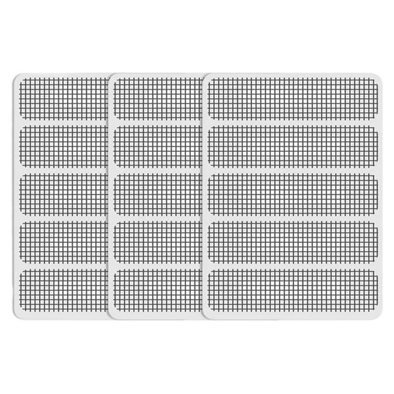 Window Screen Repair Tape,Fly Net Repair Kit,Strong Adhesive Fiberglass Mesh Patch Tape,Self-Adhesive Window and Screen Door Repair Kit,Screen Repair Kit for Indoor and Outdoor,2.36x3.42 inch(15pc)