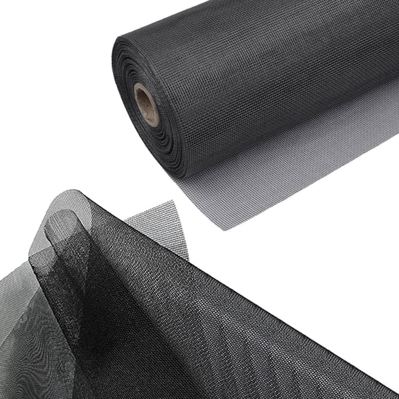  Window Screen Replacement Mesh 36in(90cm) W x 100ft(30m) L, Pet Proof Window&Door Fiberglass Mesh Roll Screens for Windows,Patio Screen, Net Netting Curtain DIY Repair for Porch,Sliding Doors