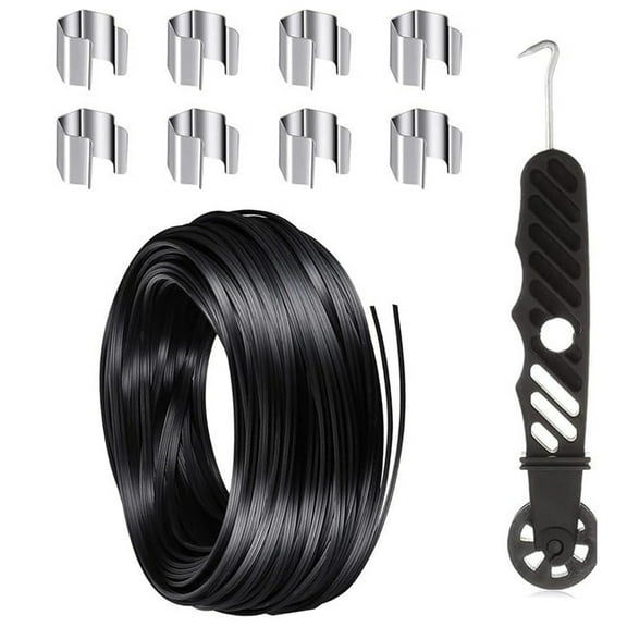 Window Screen Retainers Splines with Installation Tool and Screen Holder Clip for Easy Repair