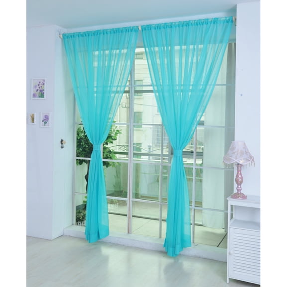 Window Screen Window Sheer Soft Curtains Home Furnishing Curtains Voile Curtains Transparent Curtains