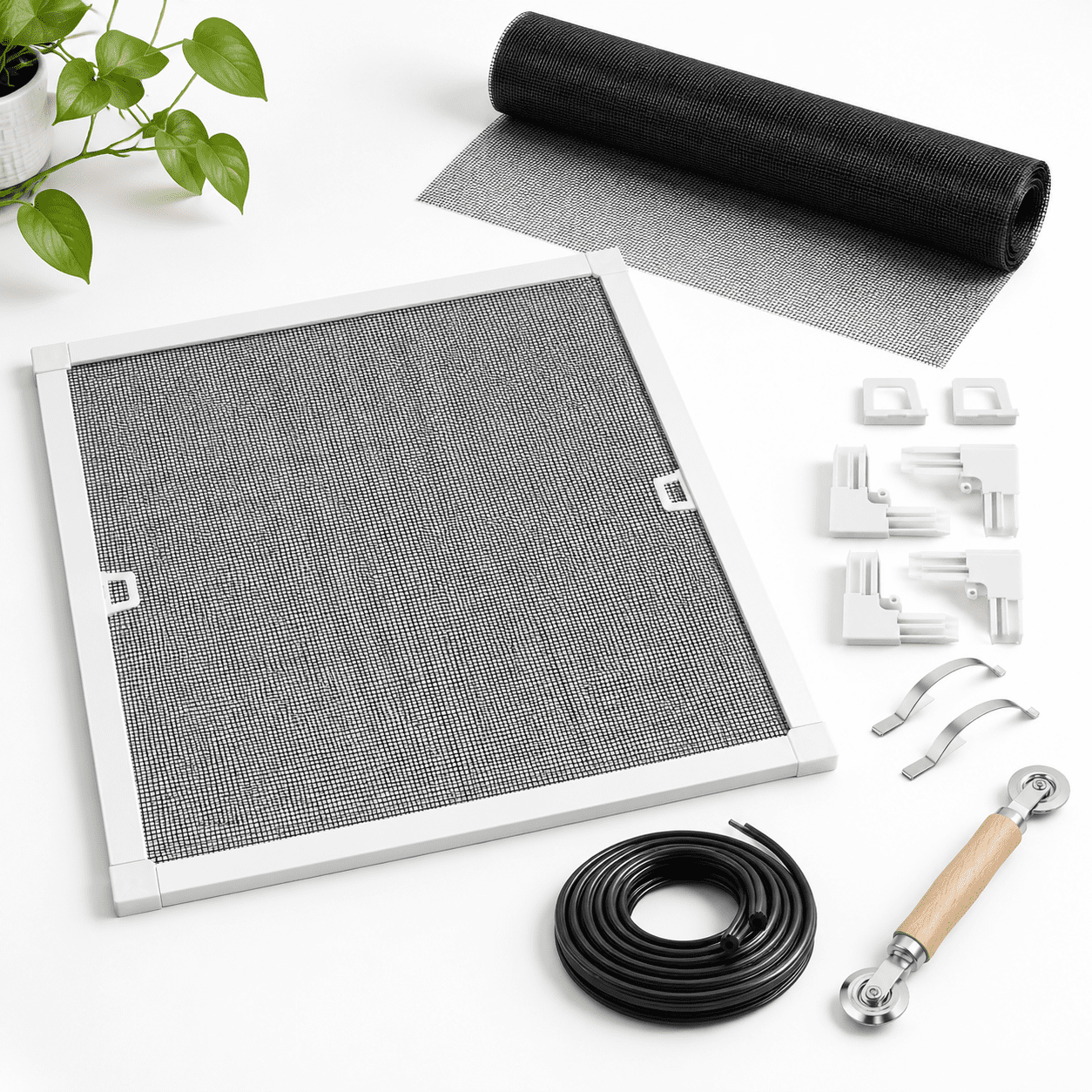 Window Screens Frame Kit 36 Square Heavy-duty Aluminum Screen High ...