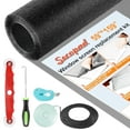 thumbnail image 1 of Window Screens Replacement Repair Kit, 59in x 159in Extended Size Screen Door Mesh Replacement Kit, Durable Fiberglass Mesh Screen Roll with Tools for Windows Doors Patio and Porch Screens, Black, 1 of 6
