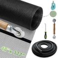 thumbnail image 1 of 48 x 177 Inch Window Screen Repair Kit, Window Screen Mesh & Installation Tools, Window Mesh Replacement Kit, DIY Window Screen Repair Kit for Household Windows, Balcony and Entry Doors, 1 of 7