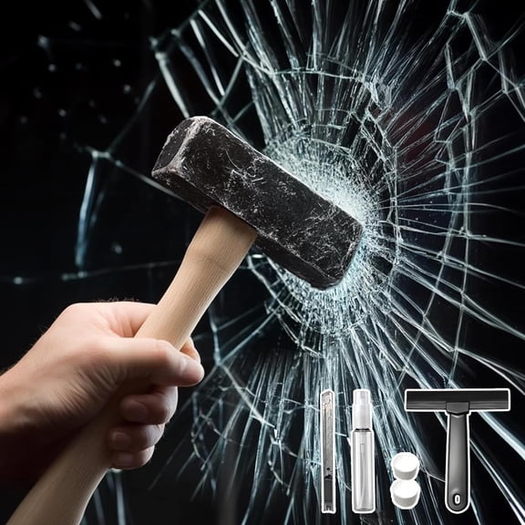 Window Security Film Premium 4 Mil Tempered Glass Window Film for Supermarket, Display Cabinet, Home, Office 11.8 x 78.7 inch (Clear)