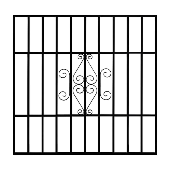 Window Security Guard Steel Bar for Home Protection 36x36 Inch