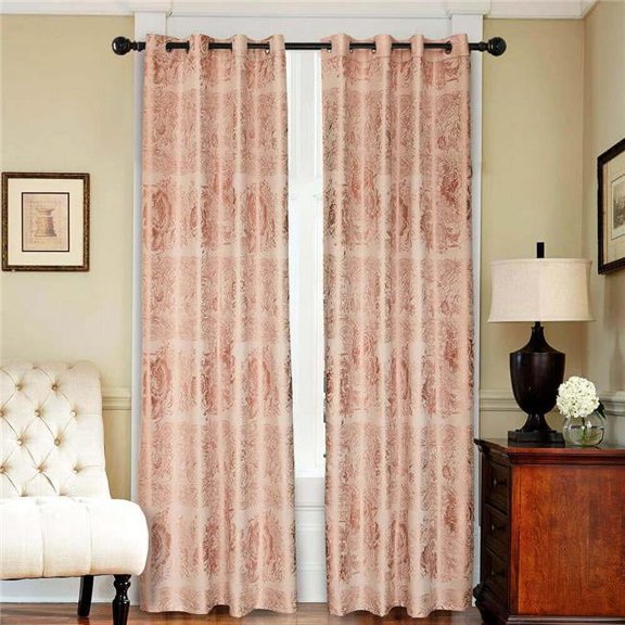 Window Semi-Blackout Curtain & Drape Panel, Vienna