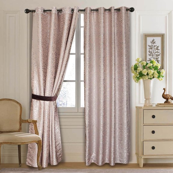 Window Semi-Blackout Curtain Or Drape Panel, Olympia