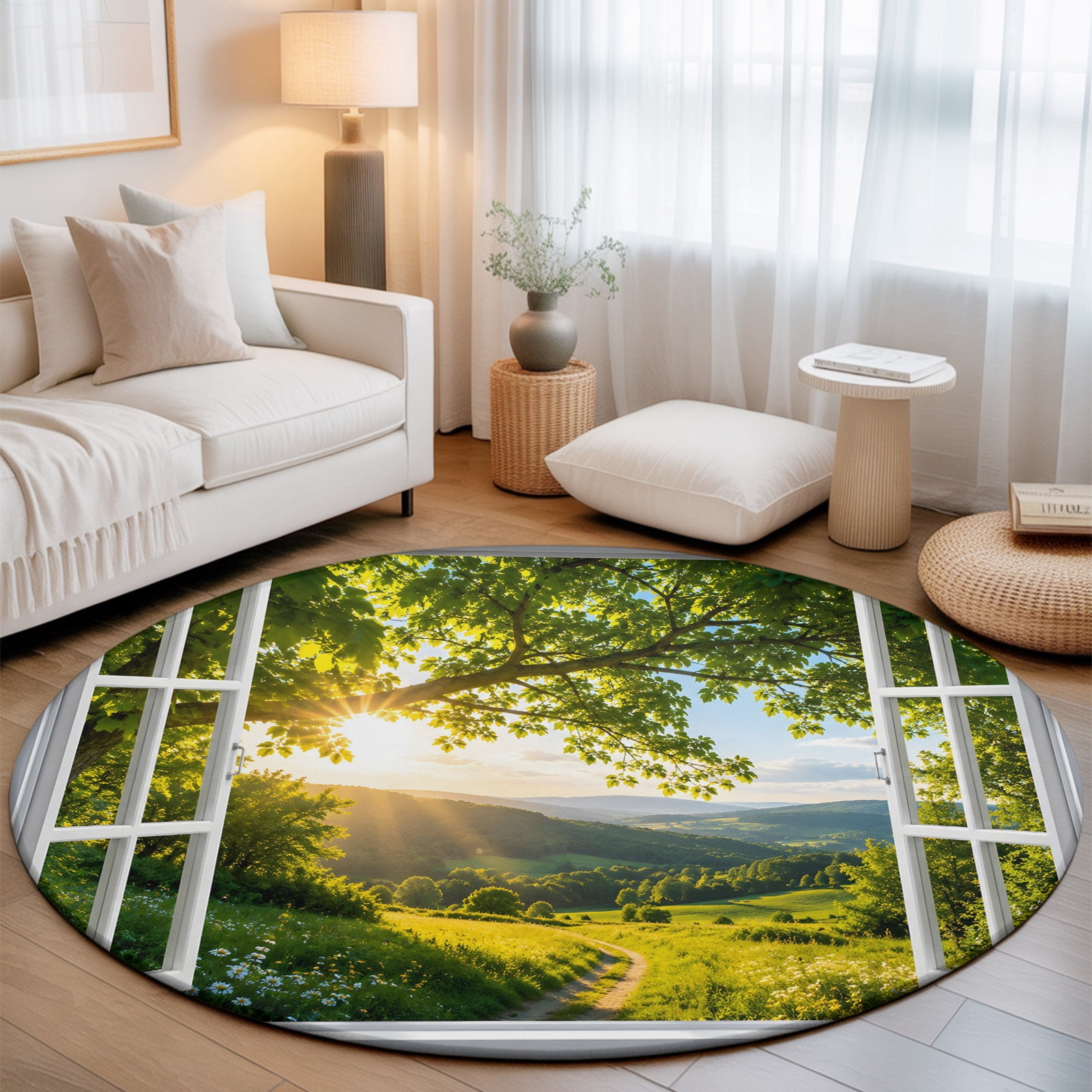 Window Serene 4 Round Rugs For Cozy Reading Nook Home Office Chair window-serene-4-round-rugs-for-cozy-reading-nook-home-office-chair