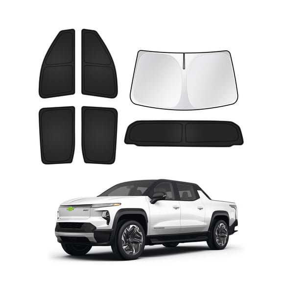 Window Shades for 2025 2026 New Tesla Model Y Juniper Accessories Windshield Sun Shade Side Rear Window Covers Sunshade Sun Visor Shield Privacy Protection for Camping Keep Car Cool Black 8PCS