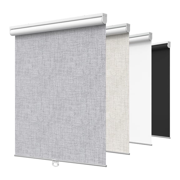Window Shades Grey (Standard Roll) 70"W x 72"H Bedroom Office Home Use