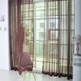 thumbnail image 1 of Window Sheer Voile Curtains 79 Inches Long Sheer Curtains Clear Curtains Basic Rod Pocket 1 Panel Bedroom Children Living Room Yard Kitchen, 1 of 2
