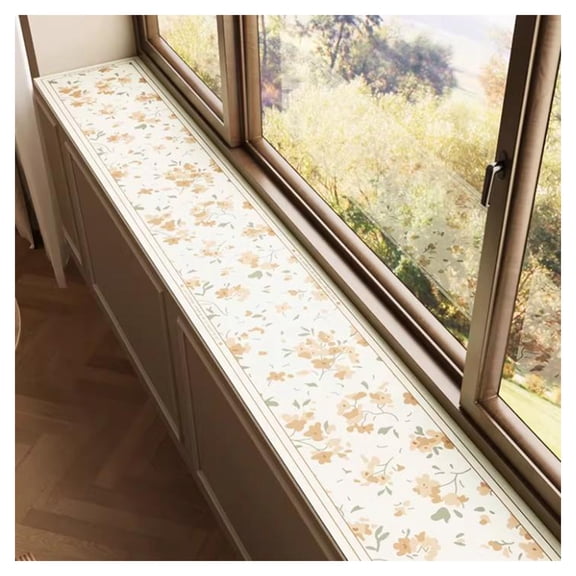 Window Sill Mat,Narrow Absorbent Window Sill Cushion, Quick Drying Cuttable Pad,Easy To Clean for Bay Windows Balconies Kitchen