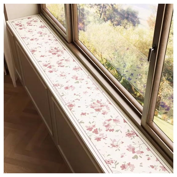 Window Sill Mat,Narrow Absorbent Window Sill Cushion, Quick Drying Cuttable Pad,Easy To Clean for Bay Windows Balconies Kitchen